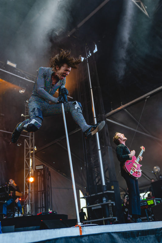 Cage the Elephant performs at Pilgrimage Music Festival on September 26th, 2021