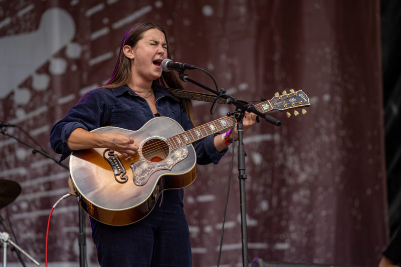 Katie Pruitt performing at Pilgrimage Music Festival on Saturday, September 25th 2021