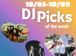 DJ Picks of the Week: 10/05-10/09