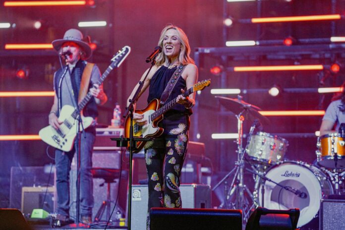 Sheryl Crow performing at Live on the Green 2022 on September 1st.