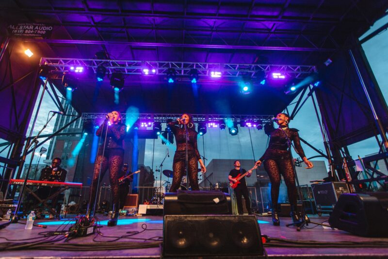 The Shindellas performing at Live on the Green 2022 on September 2nd