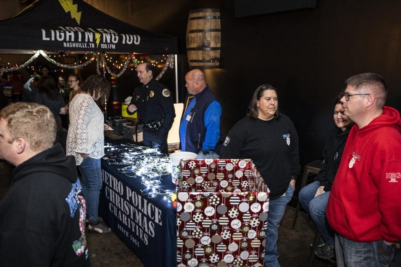 Nashville Metro Police Charities at Lightning 100 Festivus 2019