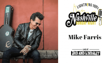 MIKE FARRIS LIVE CONCERT FOR NASHVILLE SUNDAY NIGHT ON 3/24/19