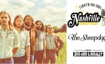 THE SHEEPDOGS LIVE CONCERT AT NASHVILLE SUNDAY NIGHT ON 7-22-18
