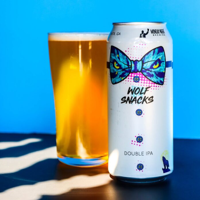 Monday Night Brewing's Wolf Snacks Double IPA