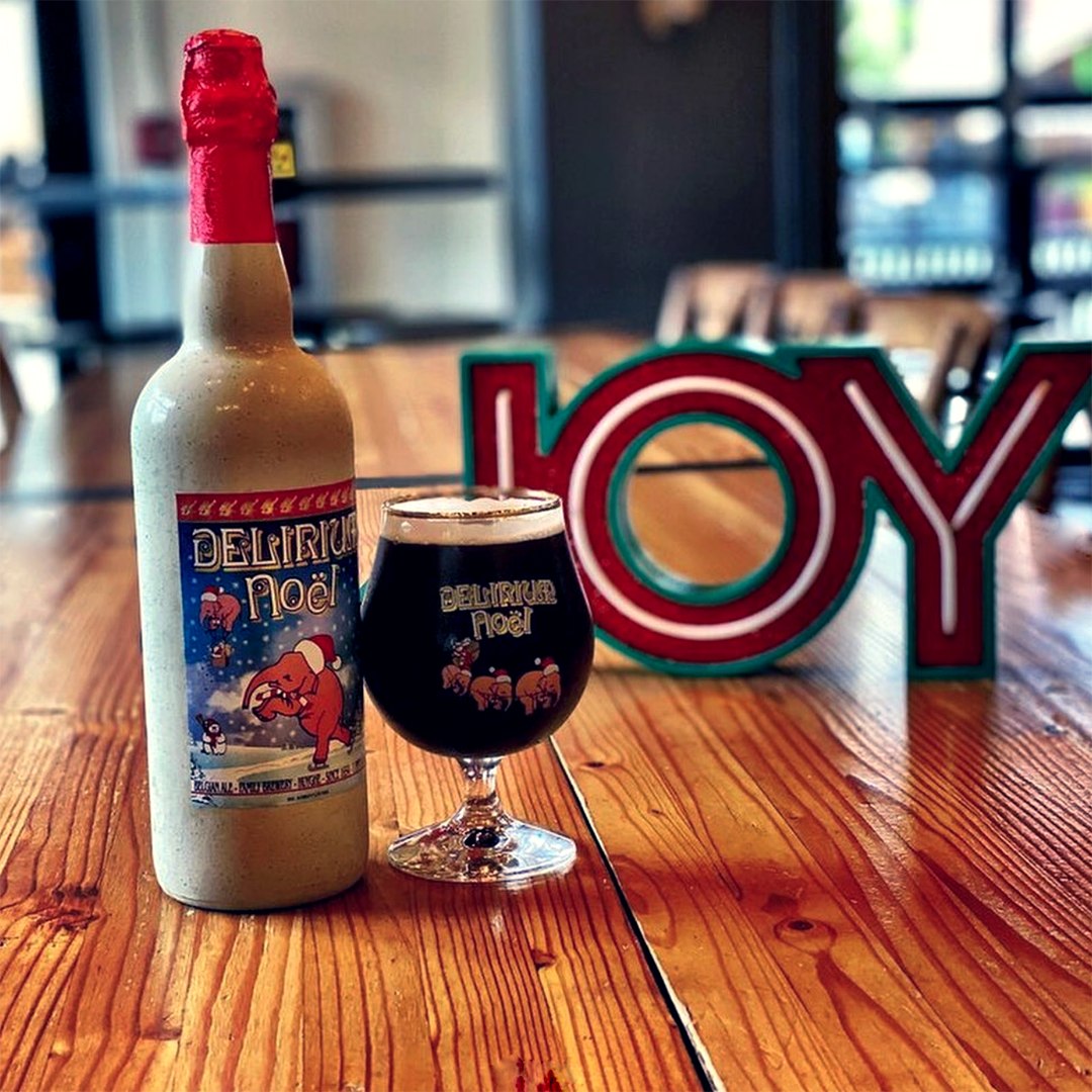 Holiday Hops 2022 Day 7 Victory Beer's Merry Monkey & Delirium Brewery