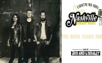 THE DEVIL MAKES THREE LIVE CONCERT FOR NASHVILLE SUNDAY NIGHT ON 1/20/2019