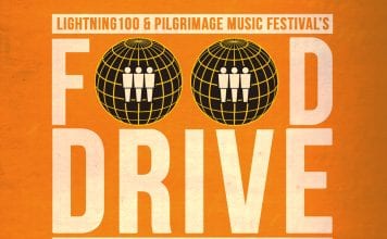 Lightning 100 and Pilgrimage Music Festival’s Food Drive at Third Man Records